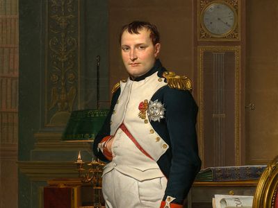 Jacques-Louis David: The Emperor Napoleon in His Study at the Tuileries
