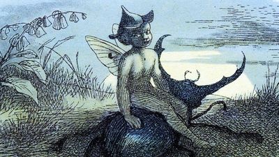 The Fairy Queen's Messenger, illustration by Richard Doyle, c. 1870s.