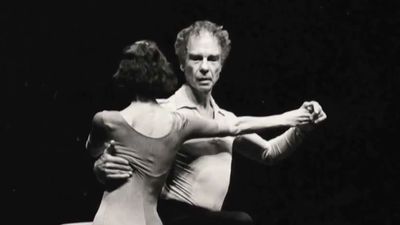 Learn about the dances choreographed by Merce Cunningham such as John Cage's Roaratorio and David Tudor Sounddance, both inspired by the Irish author James Joyce