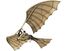 ornithopter. Airplane and Aircraft. 3D illustration of Leonardo da Vinci's plans for an ornithopter, a flying machine kept aloft by the beating of its wings; about 1490.