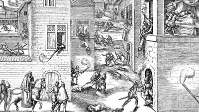 The St. Bartholomew's Day massacre (Massacre de la Saint-BarthAlemy in French) in 1572 was a targeted group of assassinations, followed by a wave of Roman Catholic mob violence, both directed against the Huguenots (French Calvinist Protestants), during th