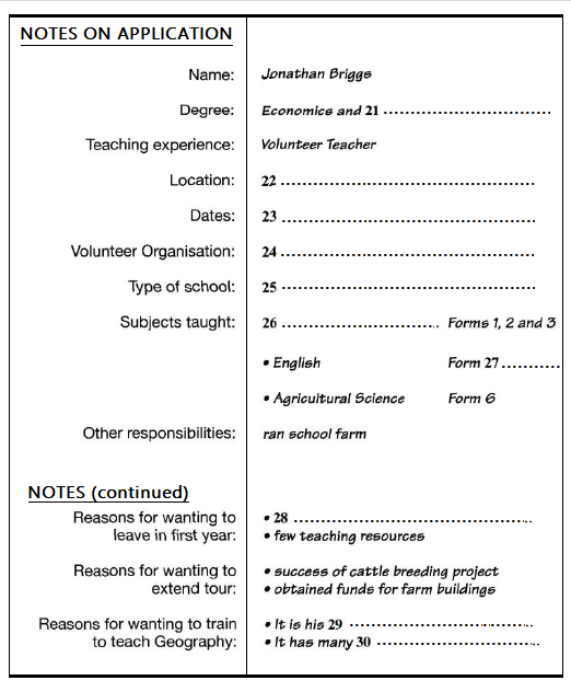 IELTS Listening Sample 2